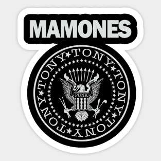 Tony Mamone (Mamones) Punk Band DOUBLE SIDED Sticker